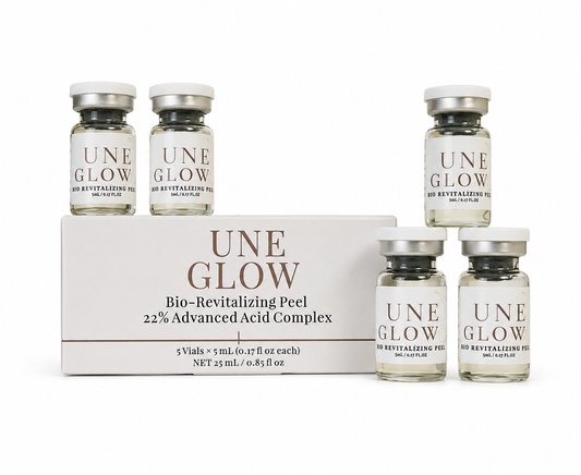 UNE GLOW Bio-Revitalizing Peel
22% Advanced Acid Complex