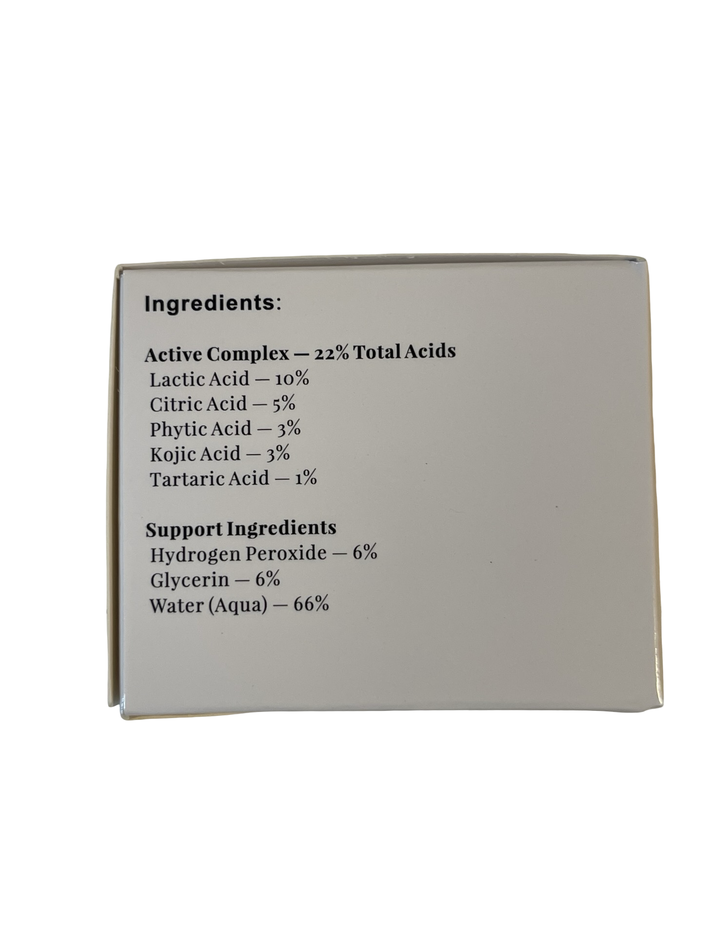 UNE GLOW Bio-Revitalizing Peel
22% Advanced Acid Complex